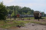 Durand Yard sits quiet as HESR 3526 rests back in the yard